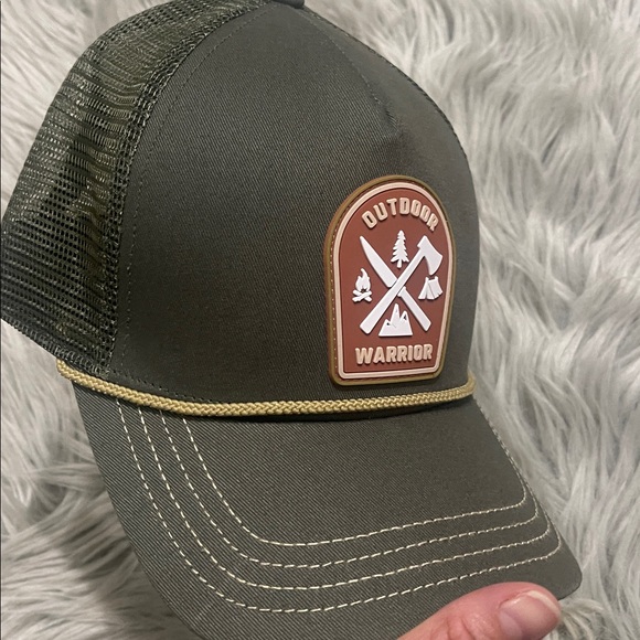 Olive Trucker Hat - Picture 3 of 5